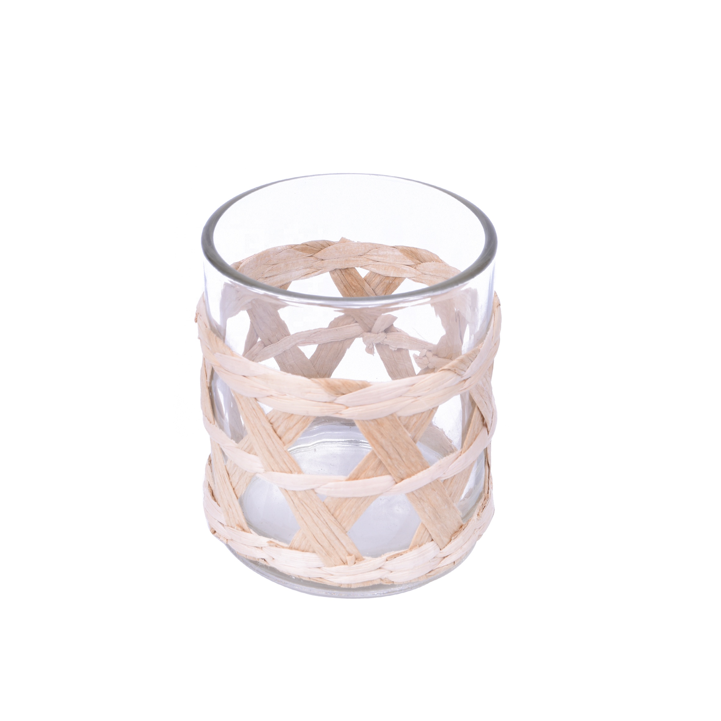 Glass Nordic crystal candle holder cup