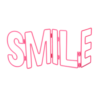 decorations for home Metal Smile letters kids room decor