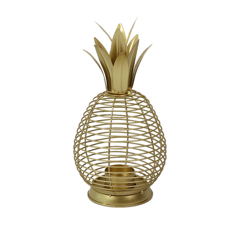 Metal candle holder pineapple lamps and lanterns