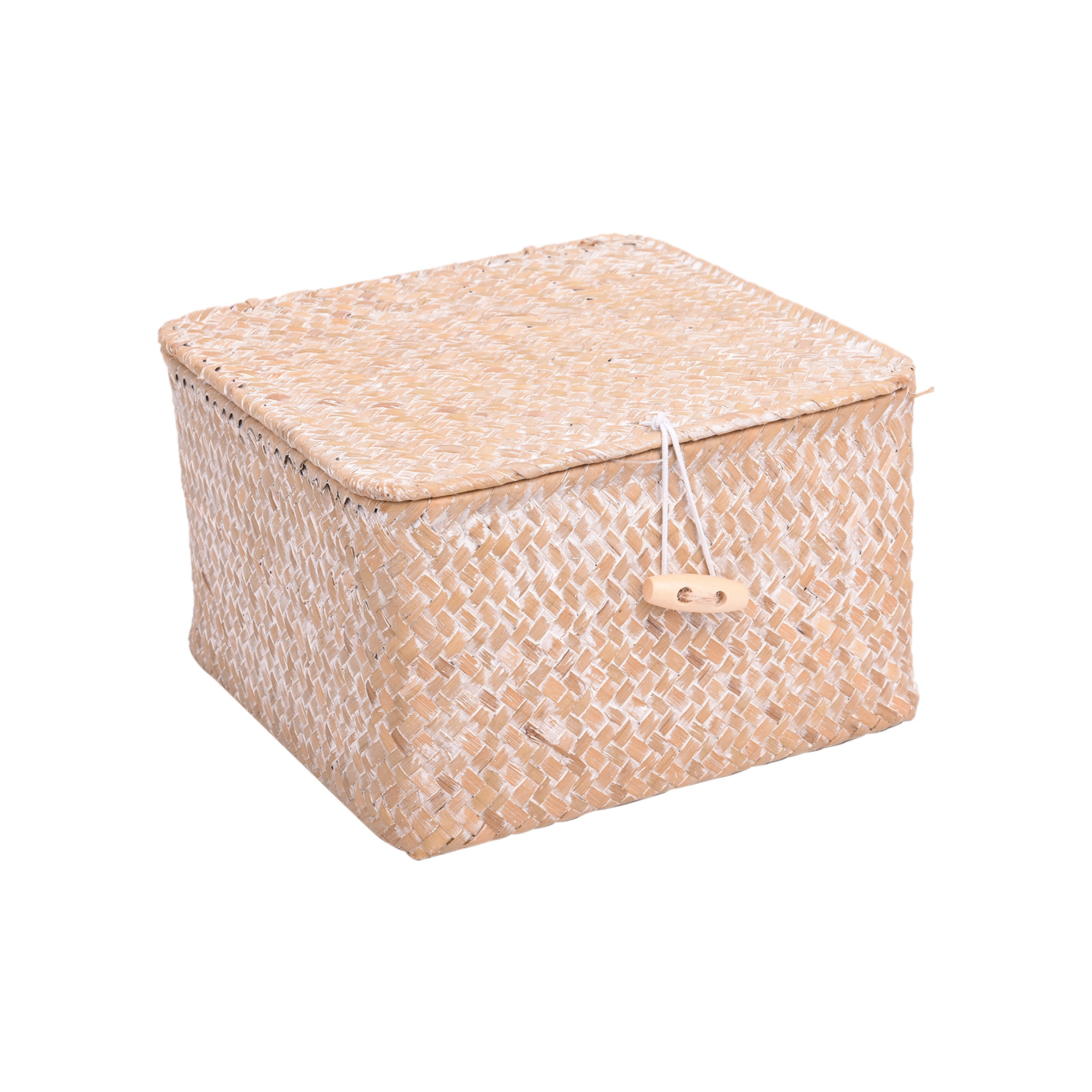 Nature Sea Grass Storage Box With Cover