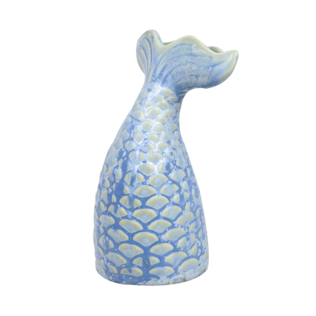 blue fish shape decorative ceramic & porcelainflower vases accent decor for home decor