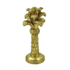 Sensorial Delight Desktop Decoration Nordic Resin Gold Foil Coconut Tree Candleholder 