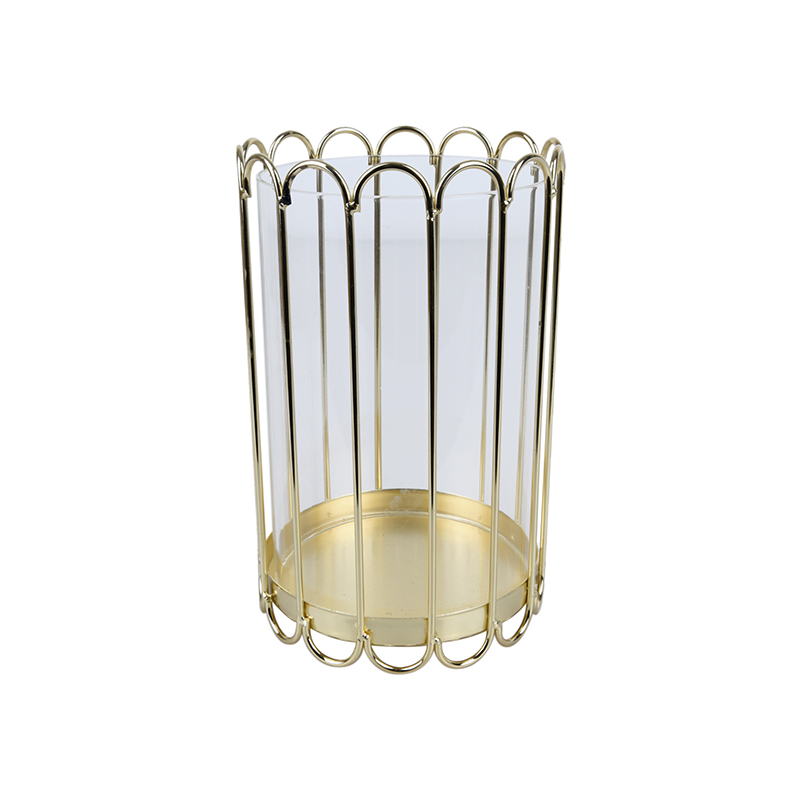 Comfort Style gold candle holder