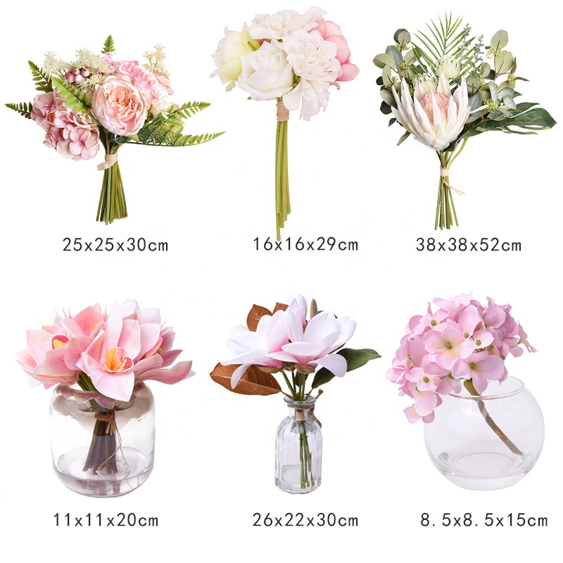 artificial decorative dried flowers & wreaths for wedding decoration bouquet