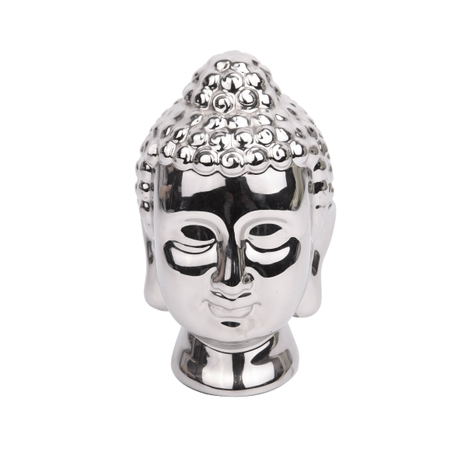 wholesale ceramic buddha head for home decoration