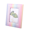 Wooden wholesale photo frame with fabric colorful for Home Decor 4x6 inch
