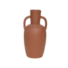Natural Home Modern Color Clay Ceramic Binaural Vase for Home Decoration Home Decor Item Table Top Ceramic Living Room 