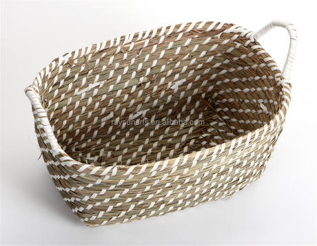 woven rattan storage baskets organizer storage